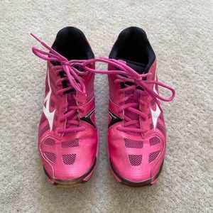 Pink Mizuno Court Shoes